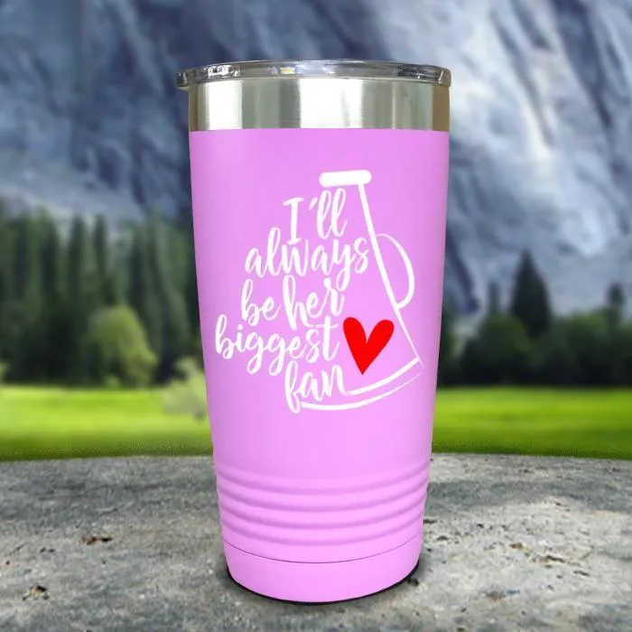 Cheer Always Biggest Fan Color Printed Tumblers