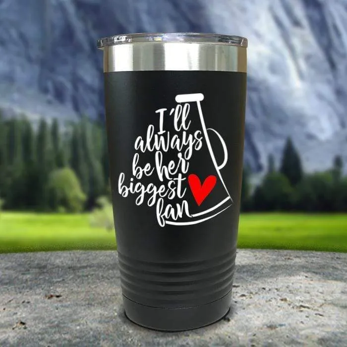 Cheer Always Biggest Fan Color Printed Tumblers