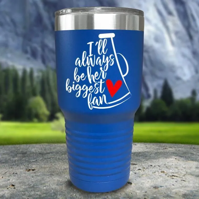 Cheer Always Biggest Fan Color Printed Tumblers
