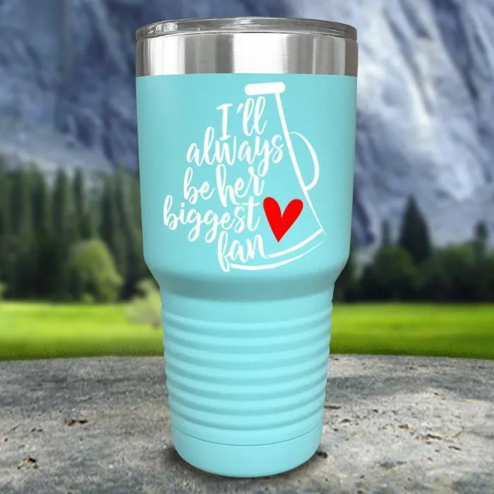 Cheer Always Biggest Fan Color Printed Tumblers