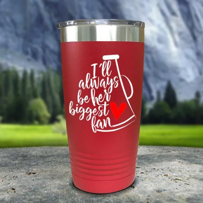 Cheer Always Biggest Fan Color Printed Tumblers