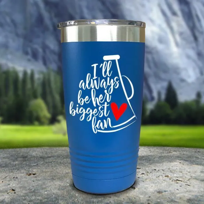 Cheer Always Biggest Fan Color Printed Tumblers