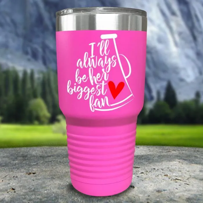 Cheer Always Biggest Fan Color Printed Tumblers