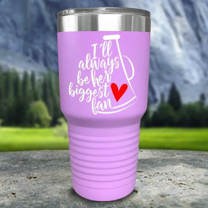 Cheer Always Biggest Fan Color Printed Tumblers