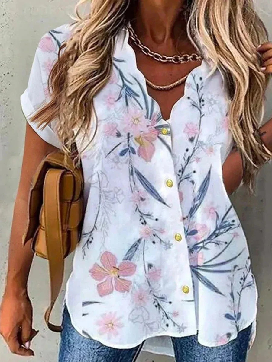 Christina | Lightweight Floral Blouse