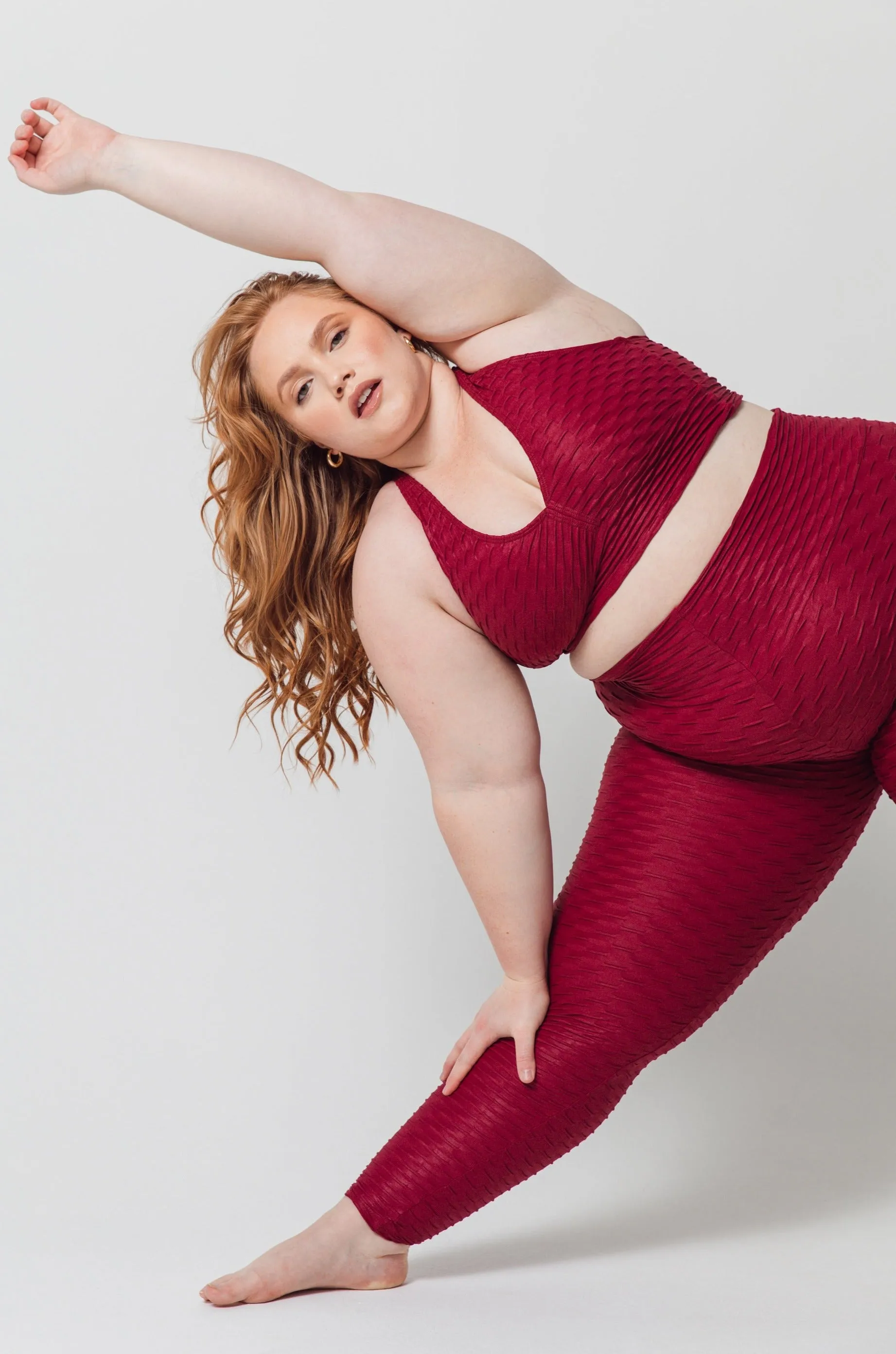 Chrome Curvy Leggings Malbec (FINAL SALE)