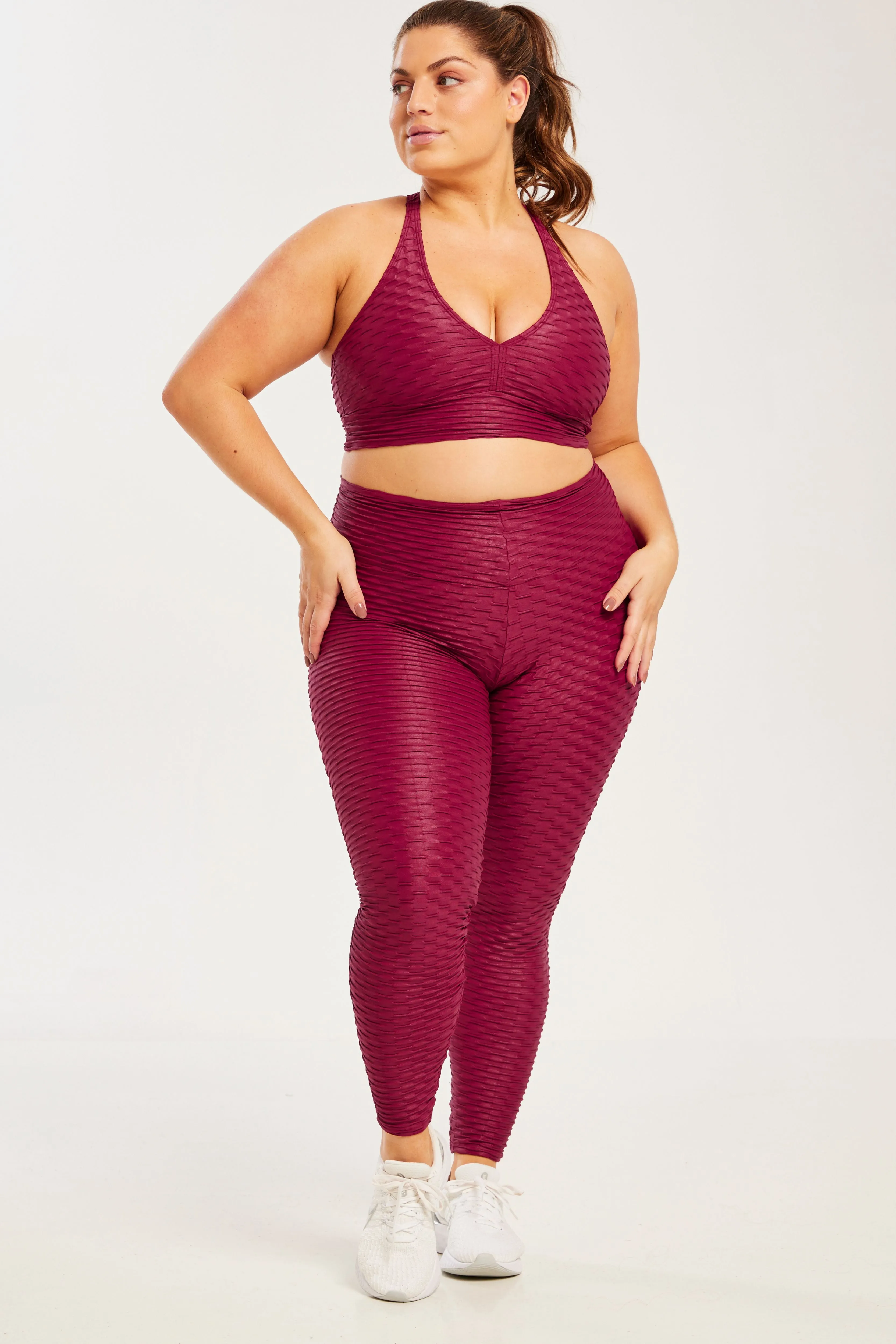 Chrome Curvy Leggings Malbec (FINAL SALE)
