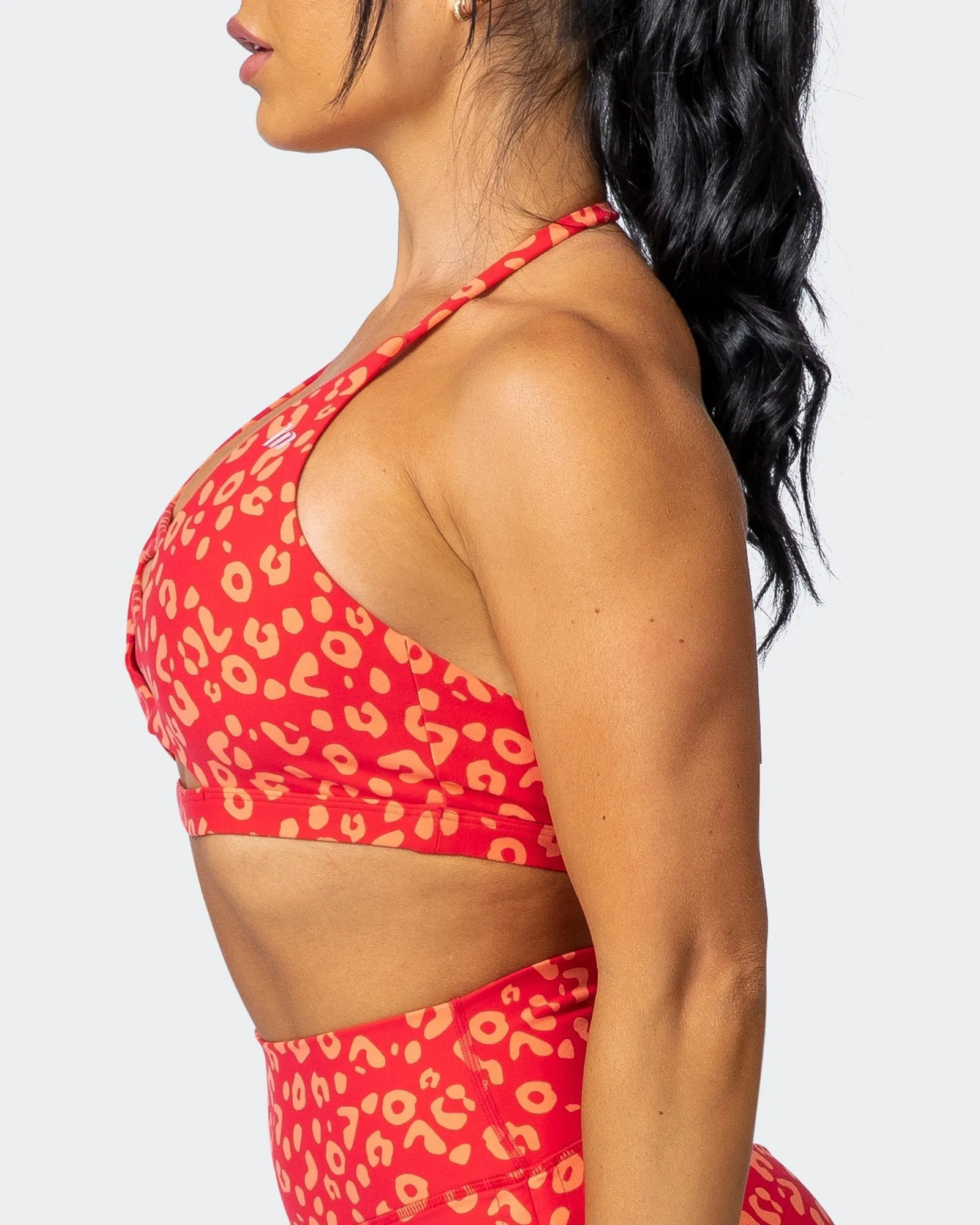 Coastal Bralette - Vibrant Cheetah Print