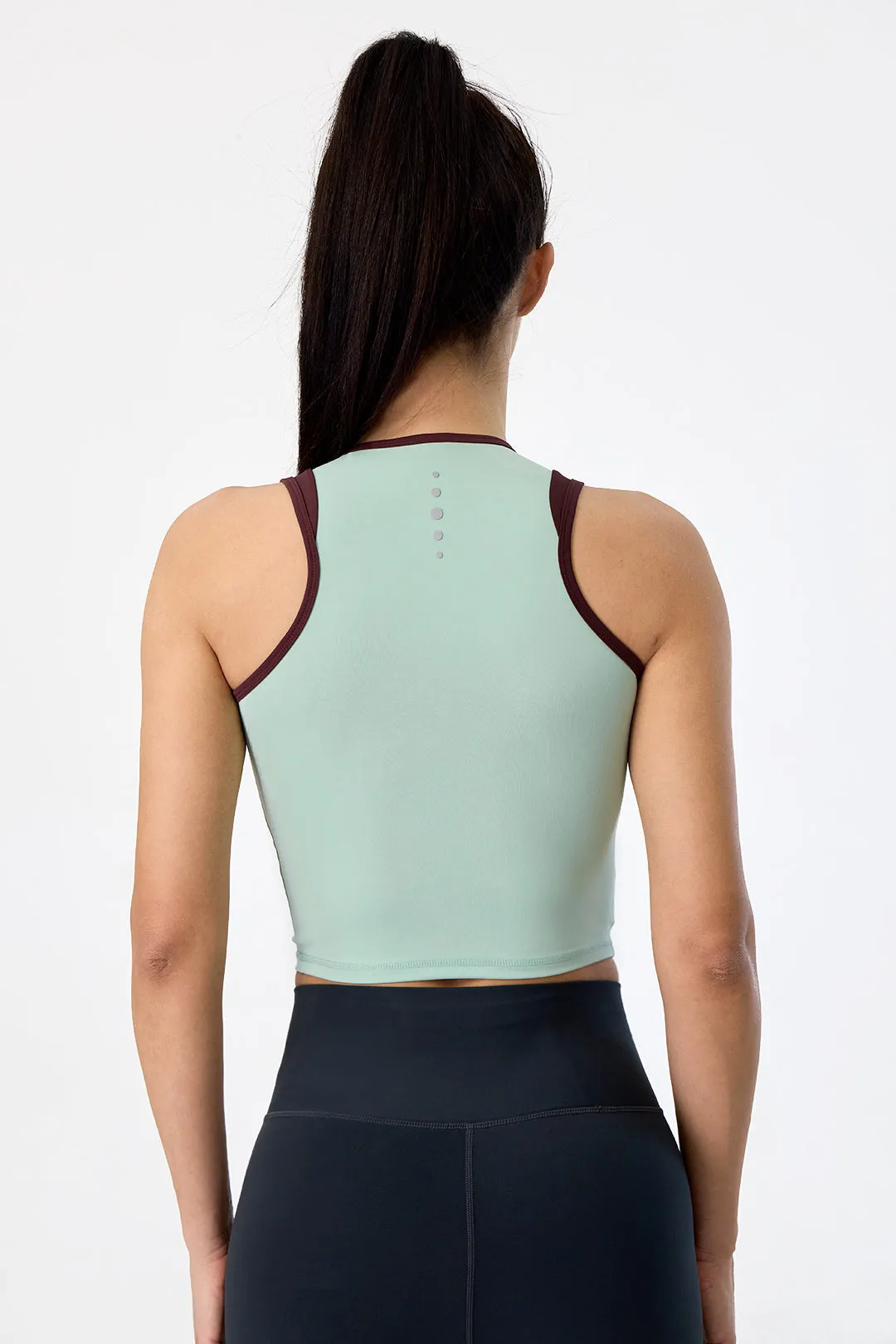 Color Block Sports Tank Top