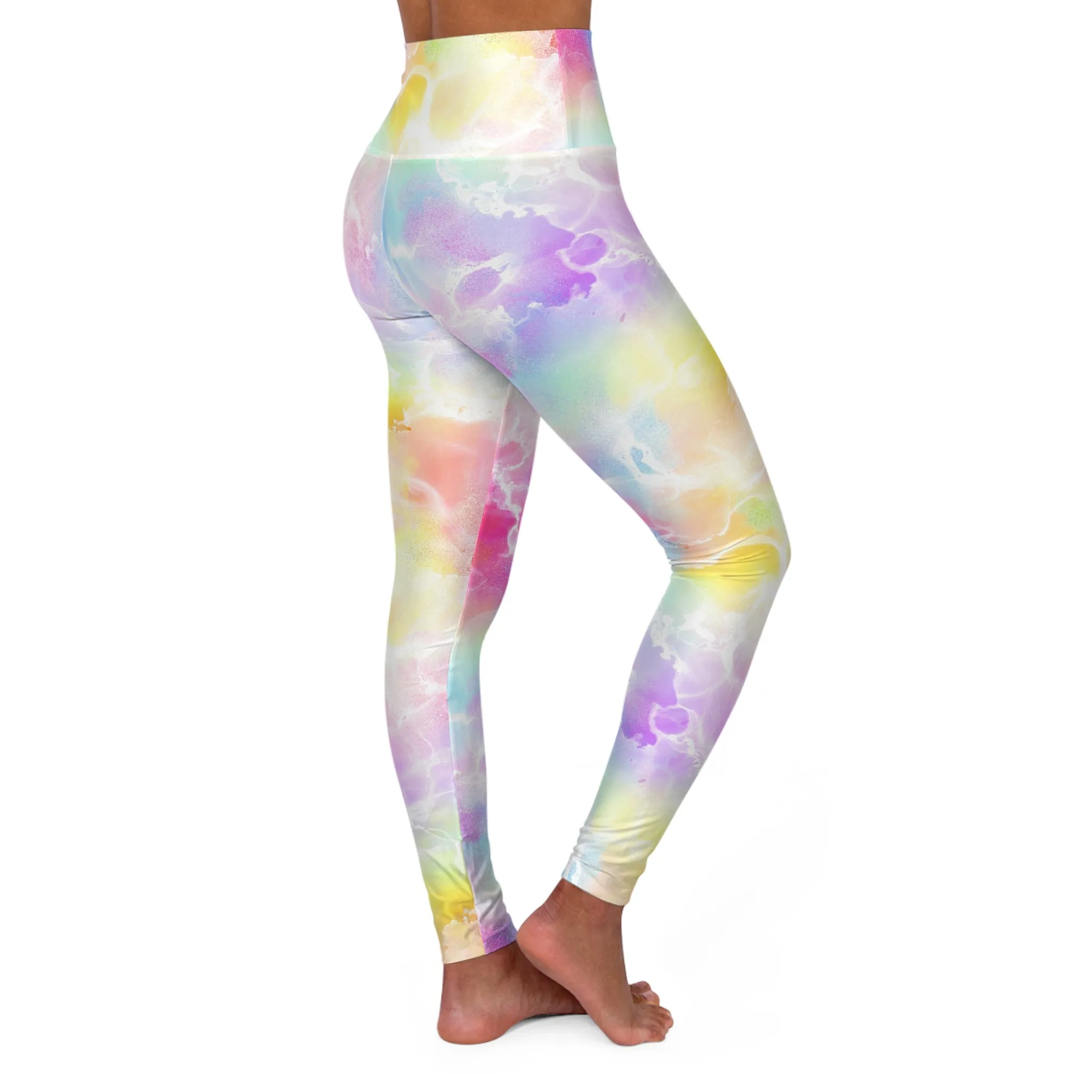 Colorful High Waisted Yoga Leggings - Comfort Meets Style for Fitness Enthusiasts