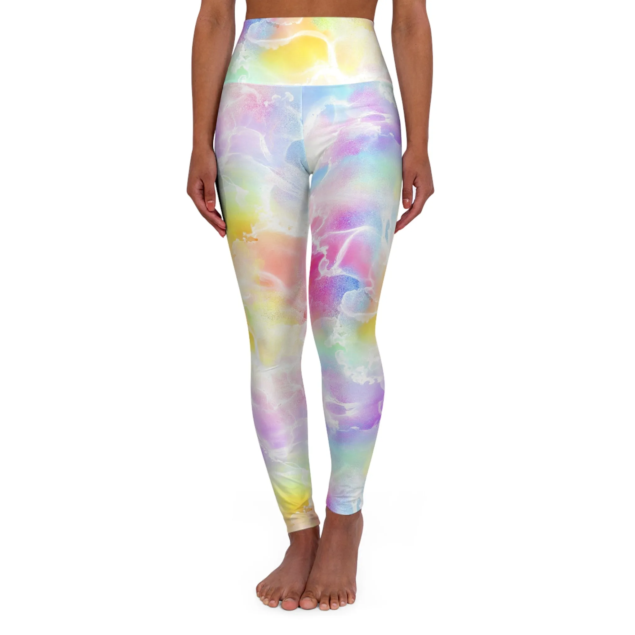 Colorful High Waisted Yoga Leggings - Comfort Meets Style for Fitness Enthusiasts