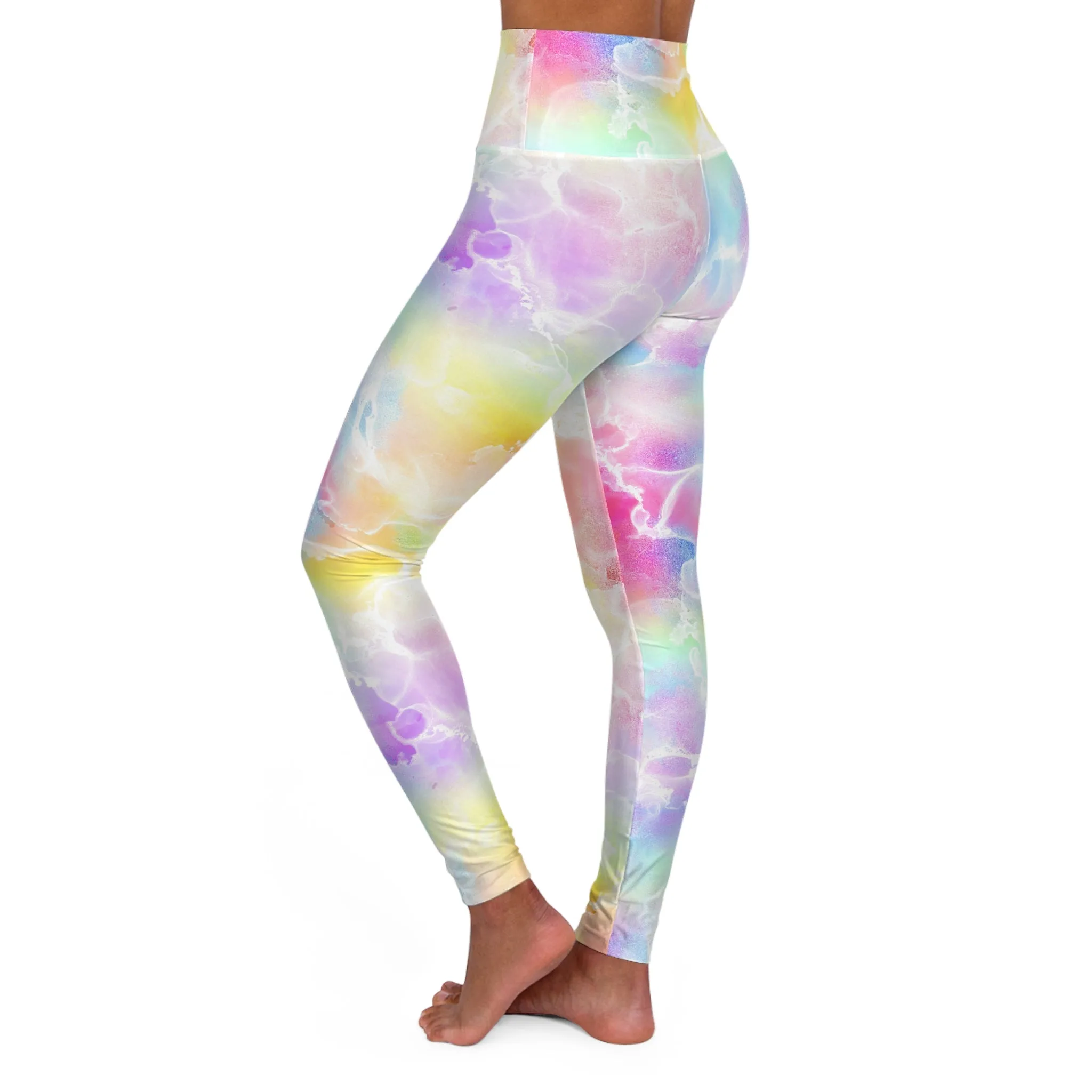Colorful High Waisted Yoga Leggings - Comfort Meets Style for Fitness Enthusiasts