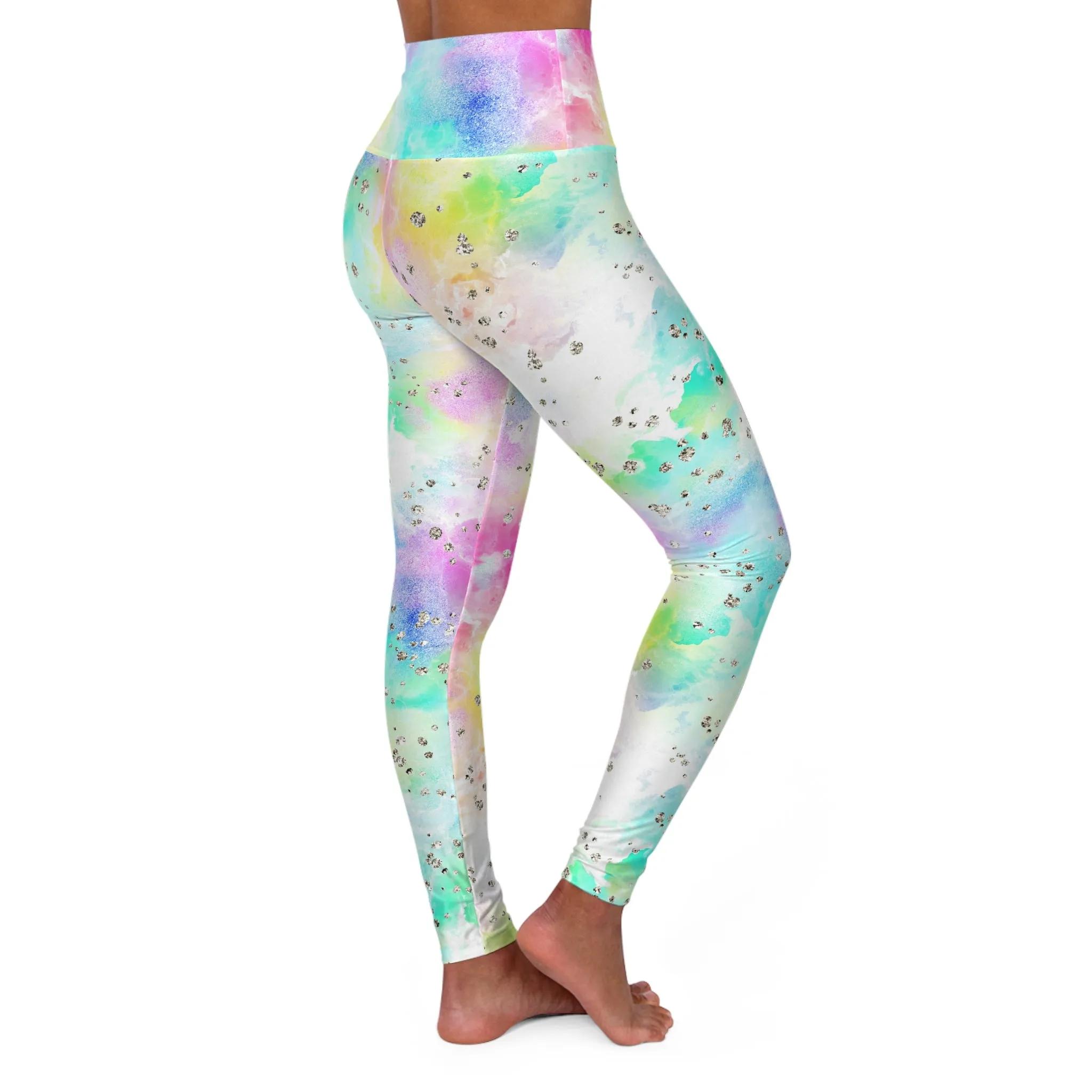Colorful High Waisted Yoga Leggings for Comfort & Style