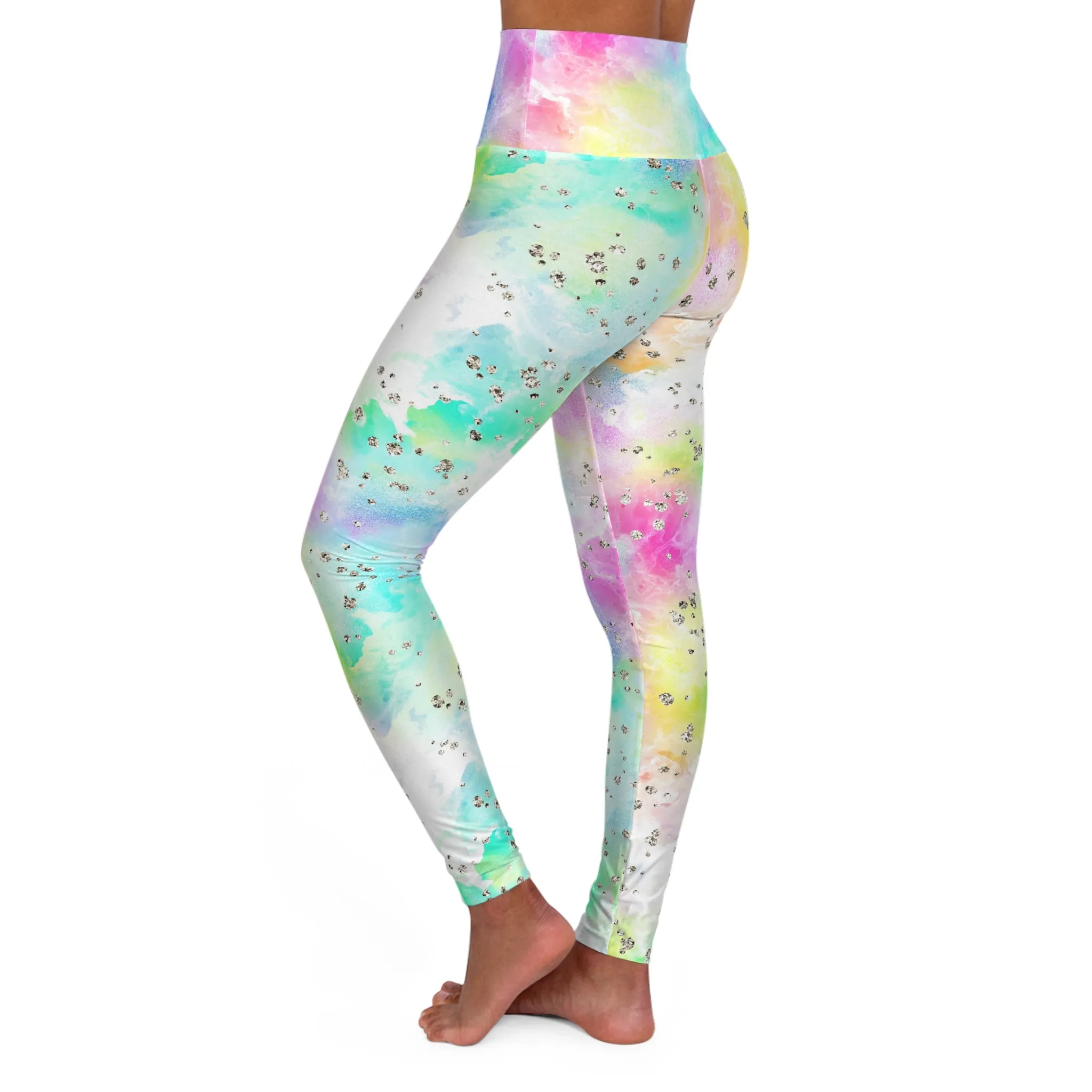 Colorful High Waisted Yoga Leggings for Comfort & Style