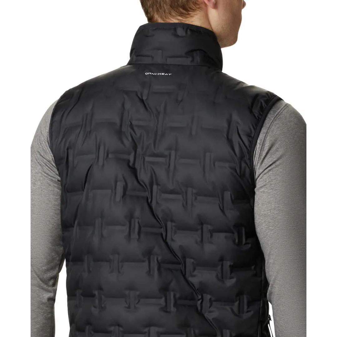 Columbia Men Black Delta Ridge Down Vest
