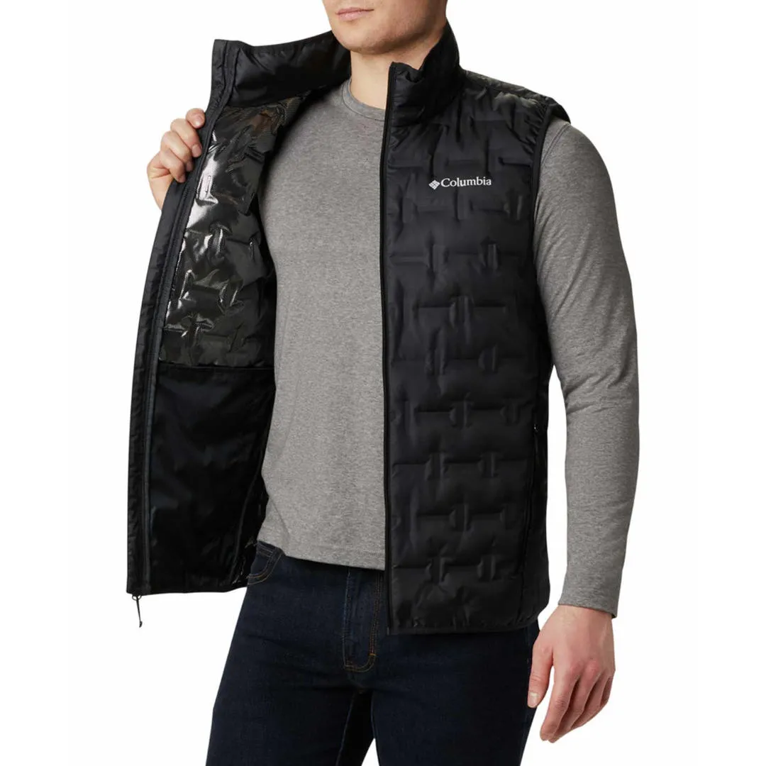 Columbia Men Black Delta Ridge Down Vest