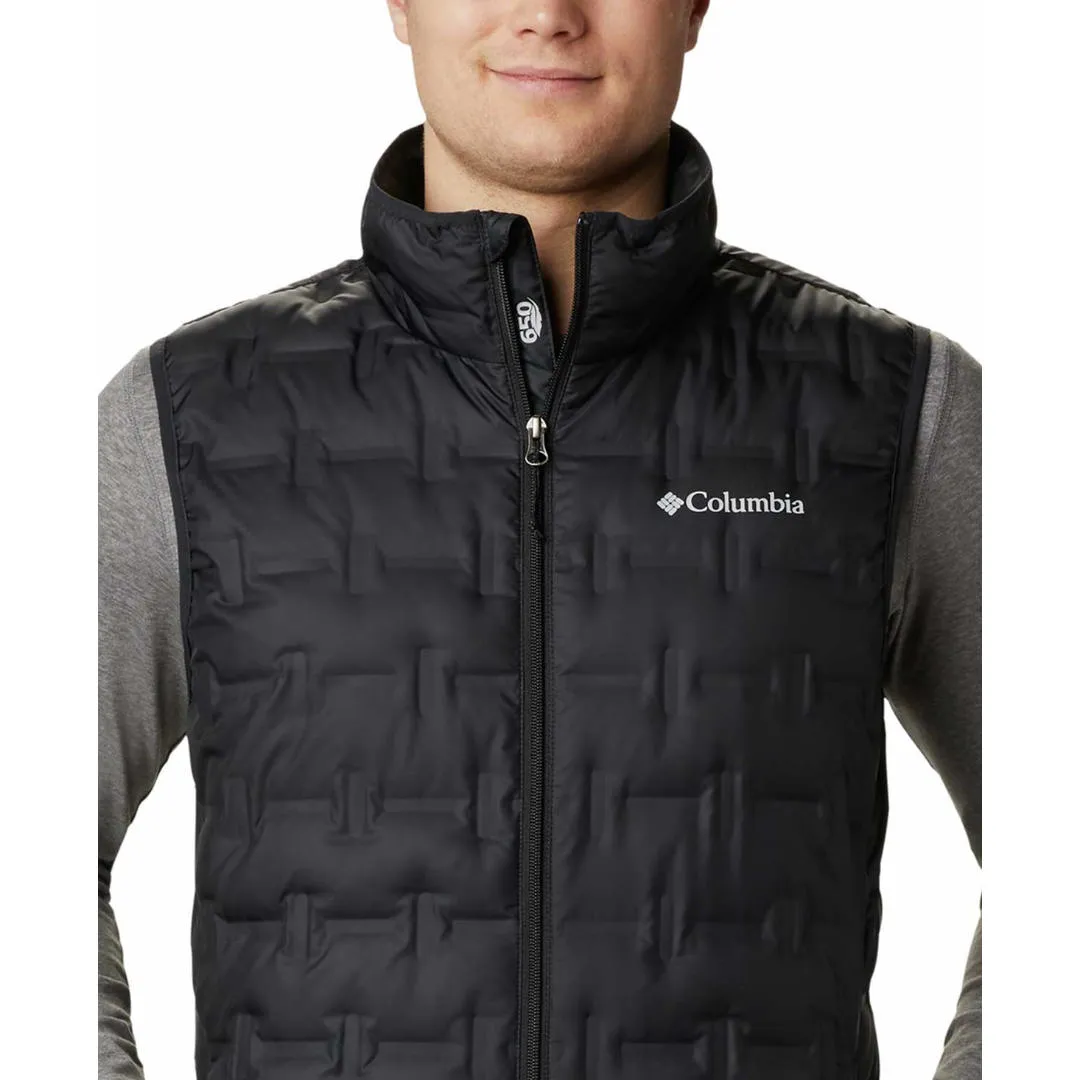 Columbia Men Black Delta Ridge Down Vest