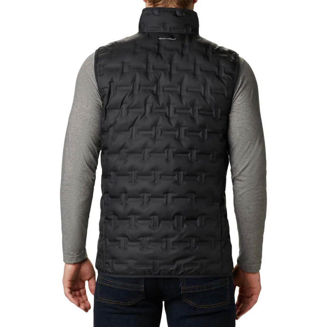 Columbia Men Black Delta Ridge Down Vest
