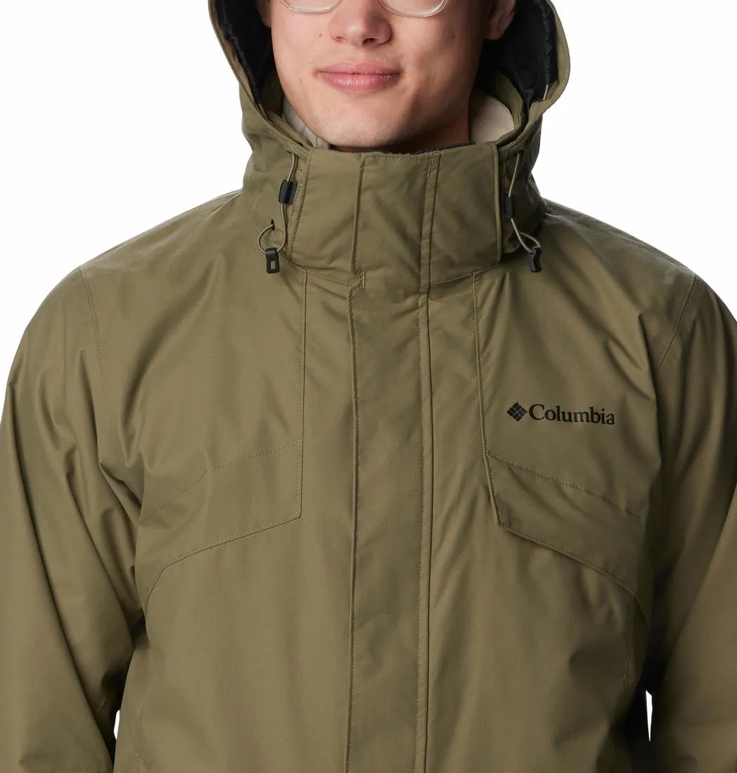 Columbia Men Olive Bugaboo II Fleece Interchange Jacket