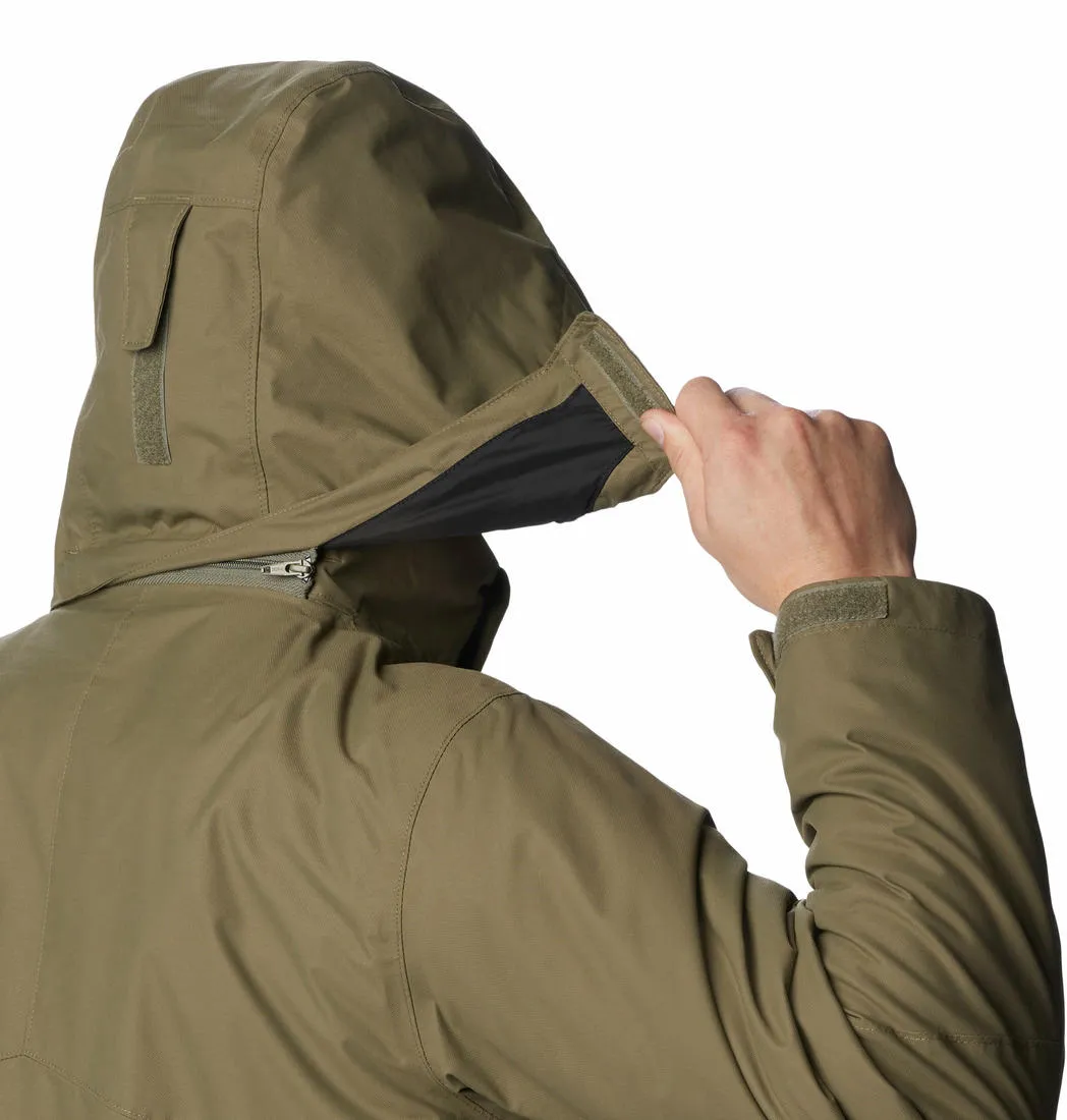 Columbia Men Olive Bugaboo II Fleece Interchange Jacket