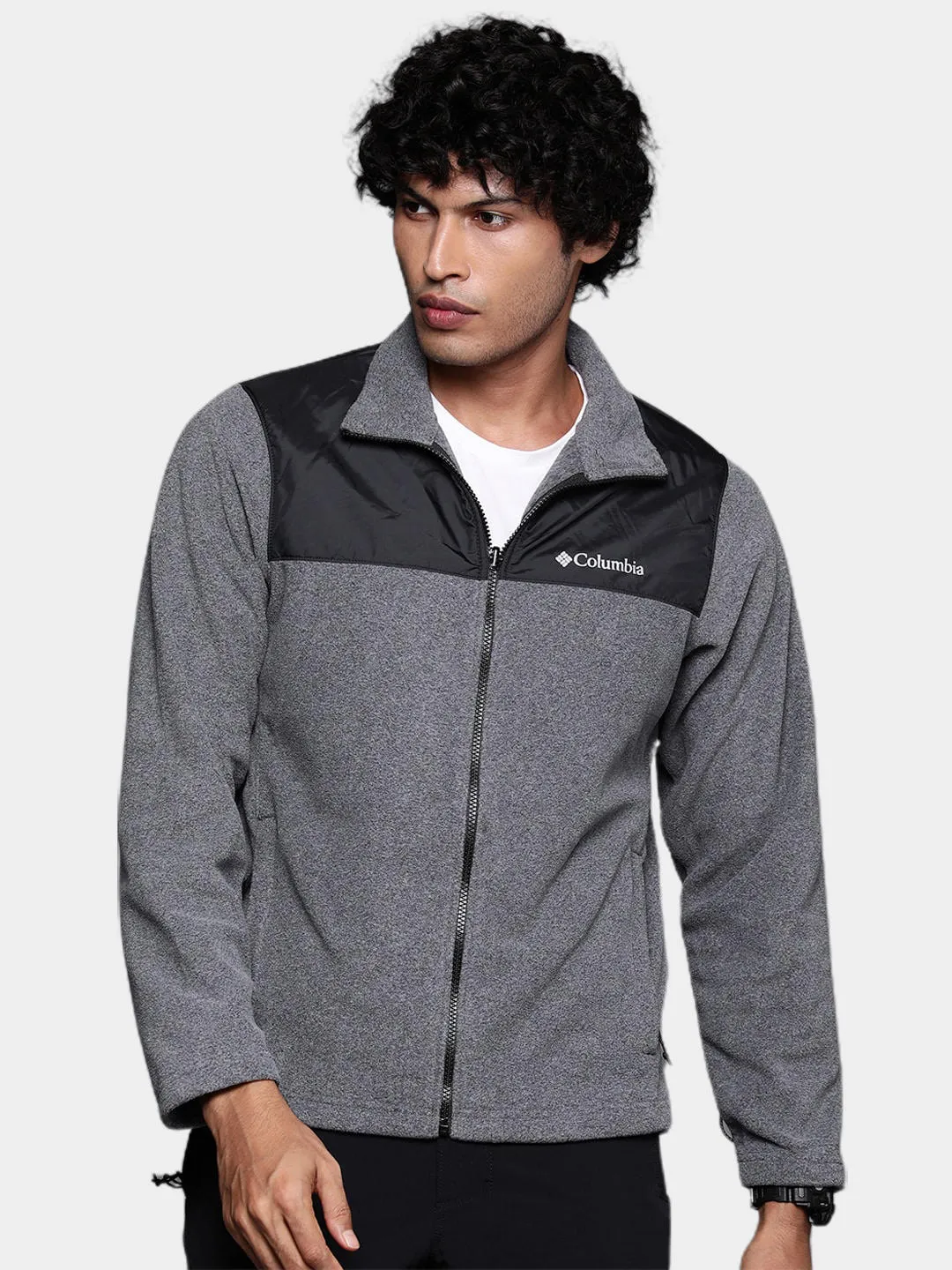 Columbia Men Orange Bugaboo II Fleece Interchange Jacket