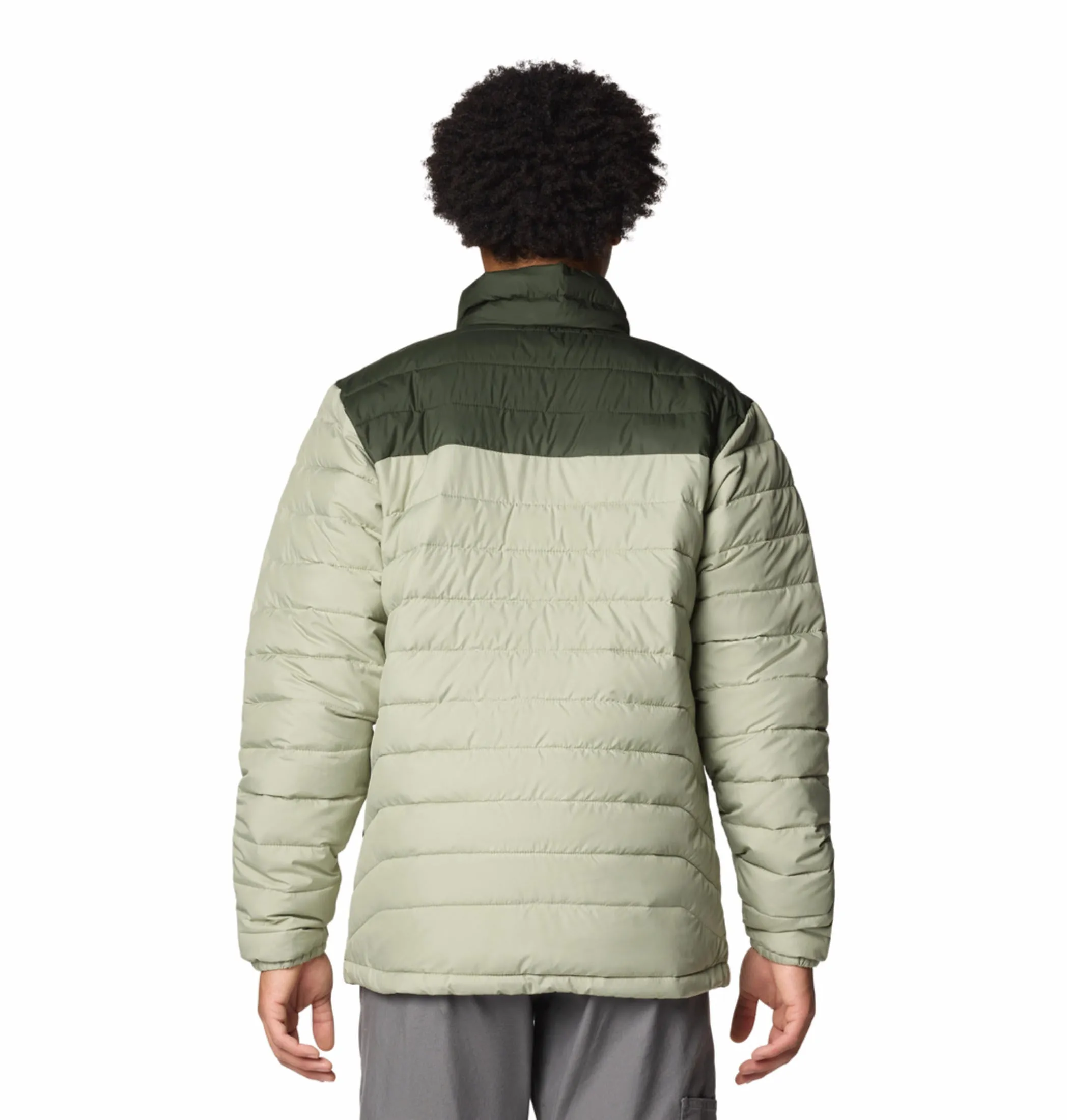Columbia Mens Green Omni-Heat Reflective Powder Lite II Jacket