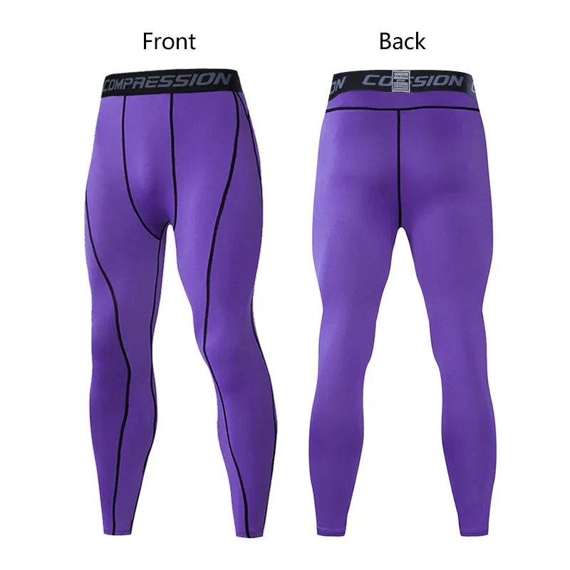 Compression Elasticity Fitness Full Length Legging