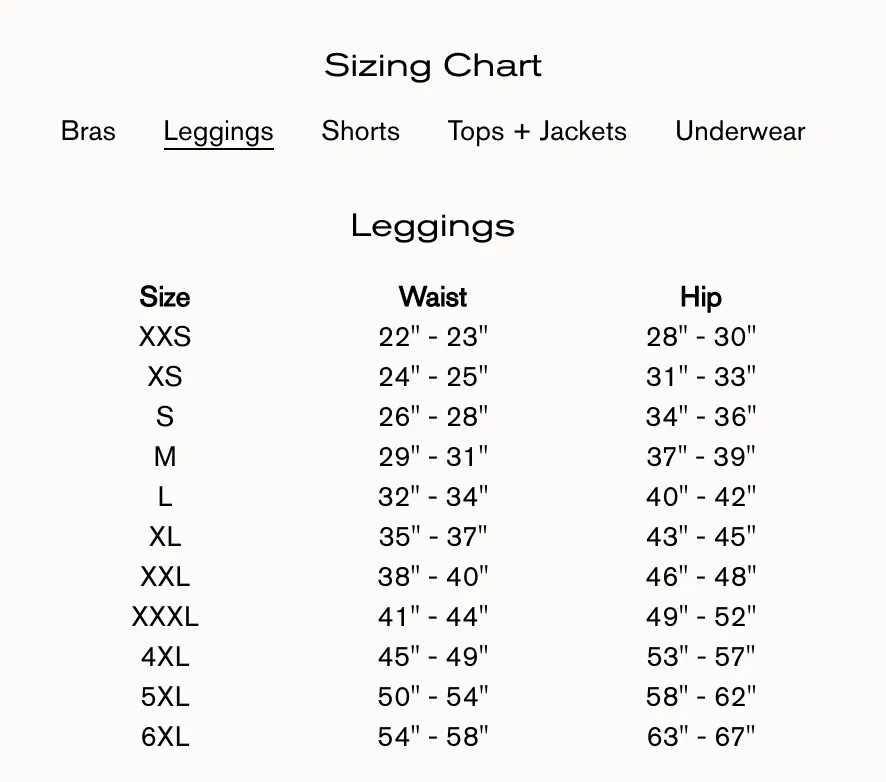 Compressive Legging 28.5"- Black