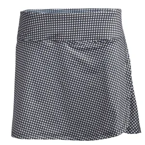 Crush Skirt-Black and White Gingham