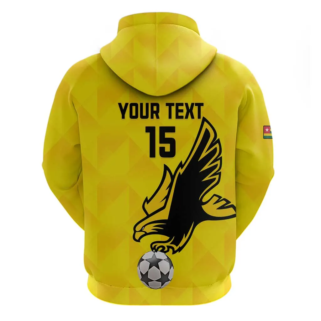 Custom Togo Football Zip Hoodie Go Champions LT15