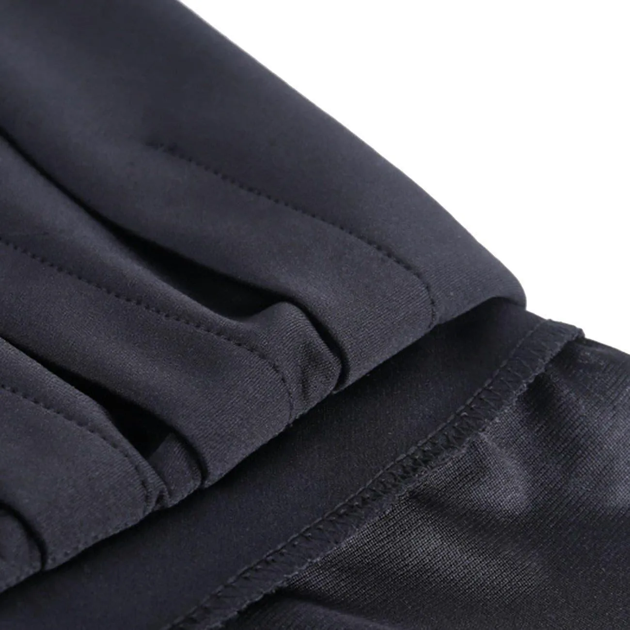 Dark Cross Print High-waist Pleated Skirt