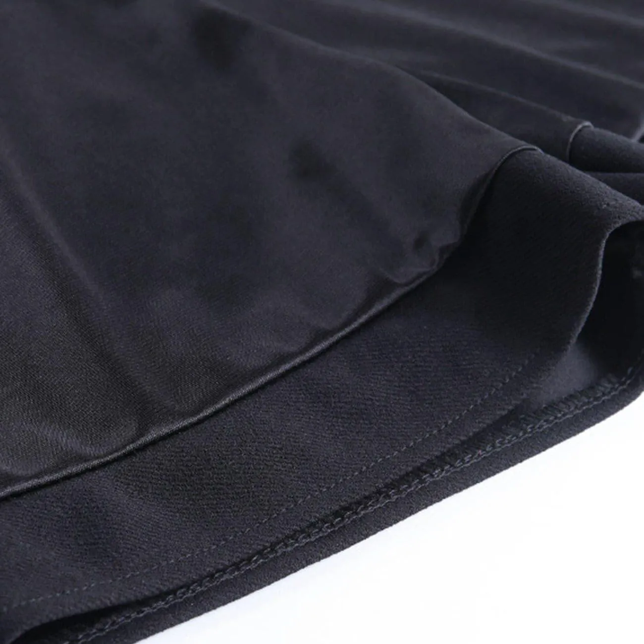 Dark Cross Print High-waist Pleated Skirt