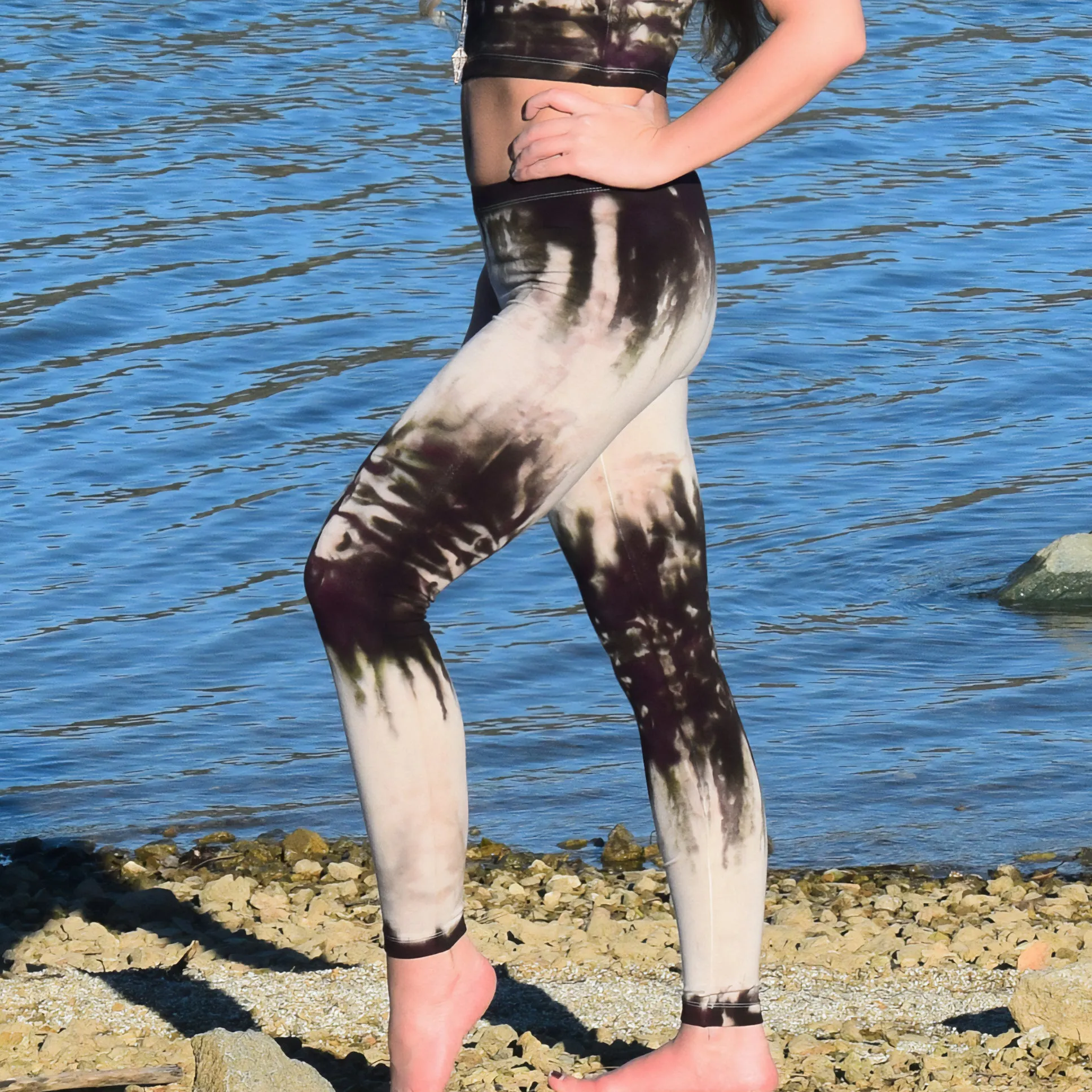 Desert Tie Dye Yoga Leggings