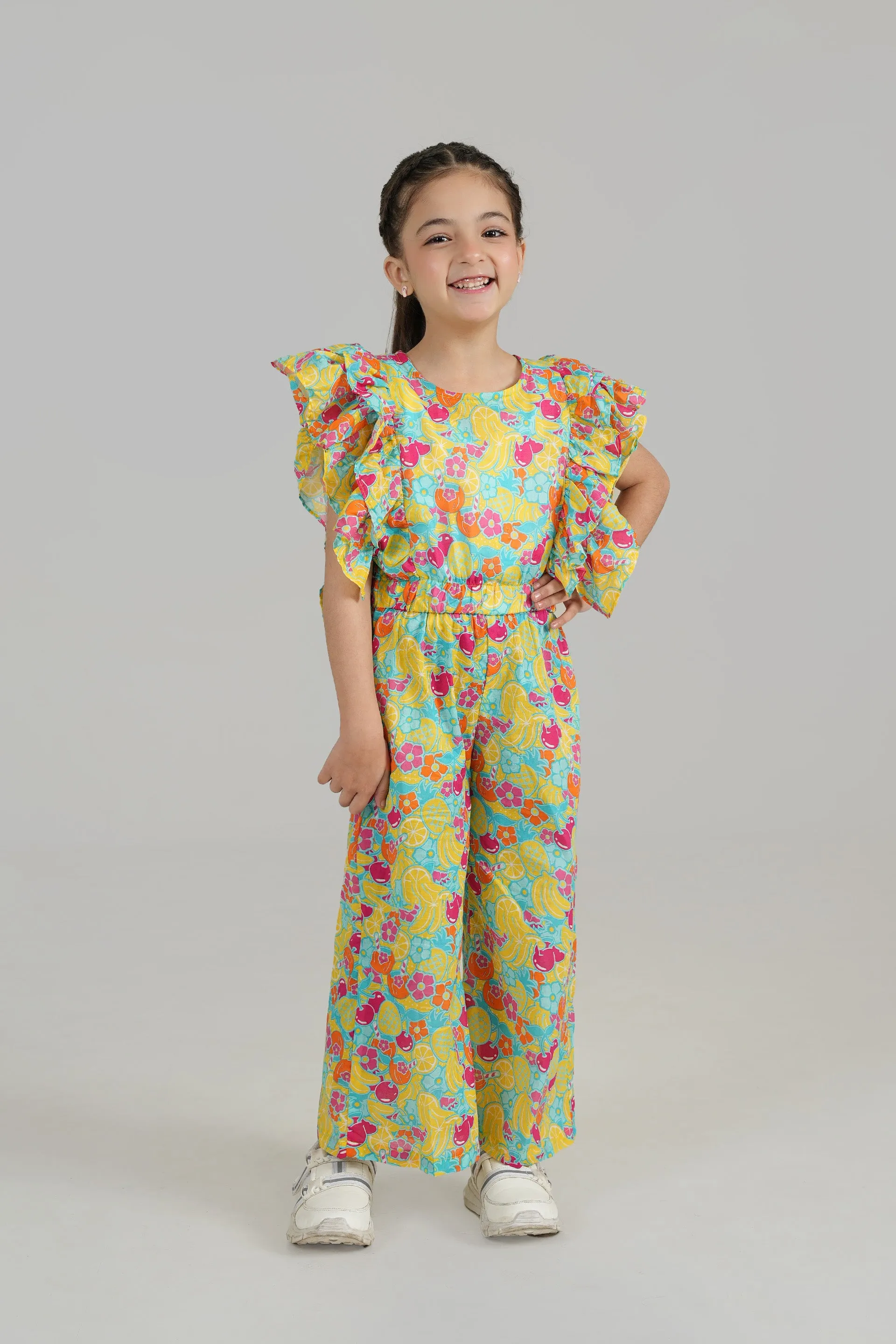Digital Printed Lawn Jumpsuit