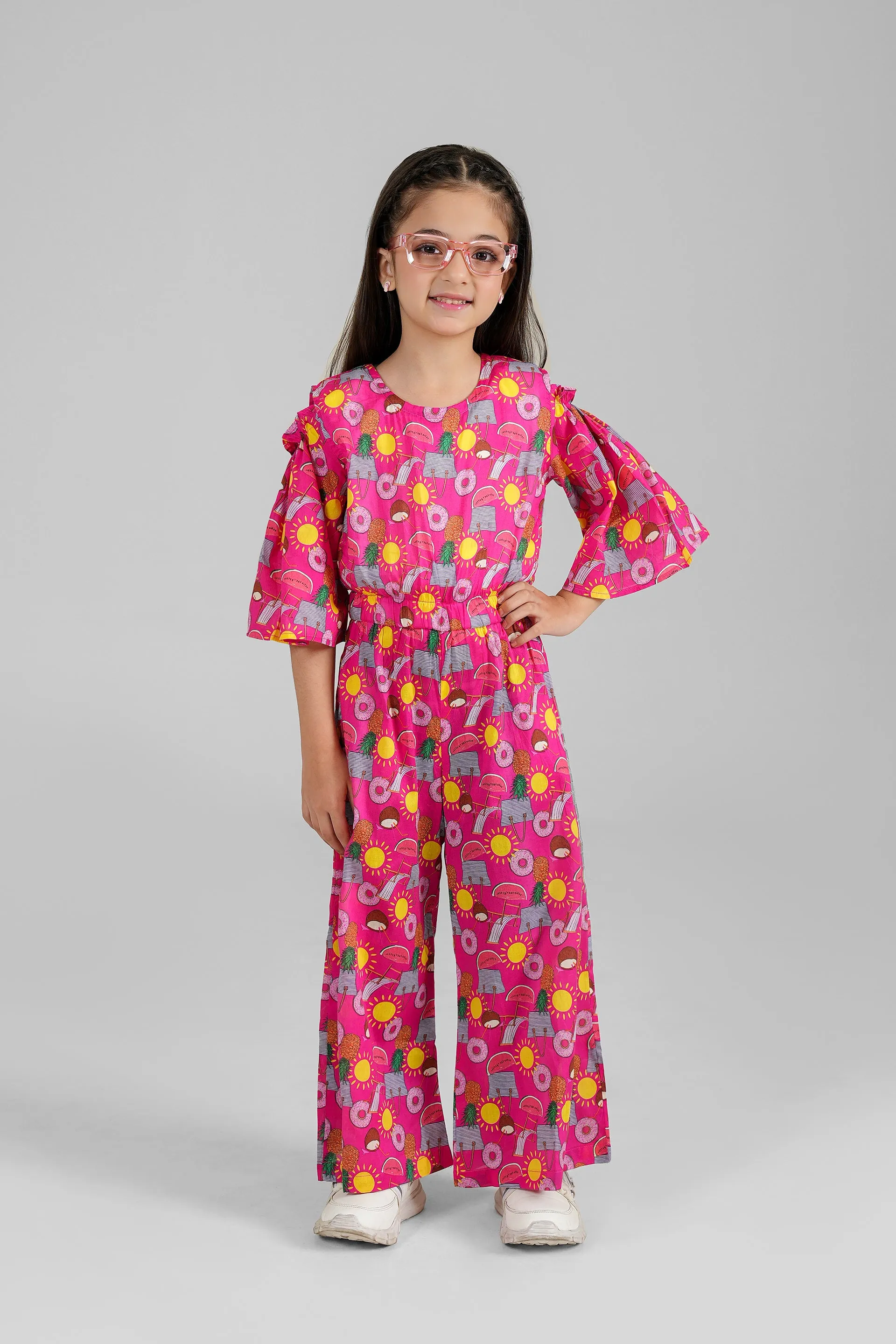 Digital Printed Lawn Jumpsuit