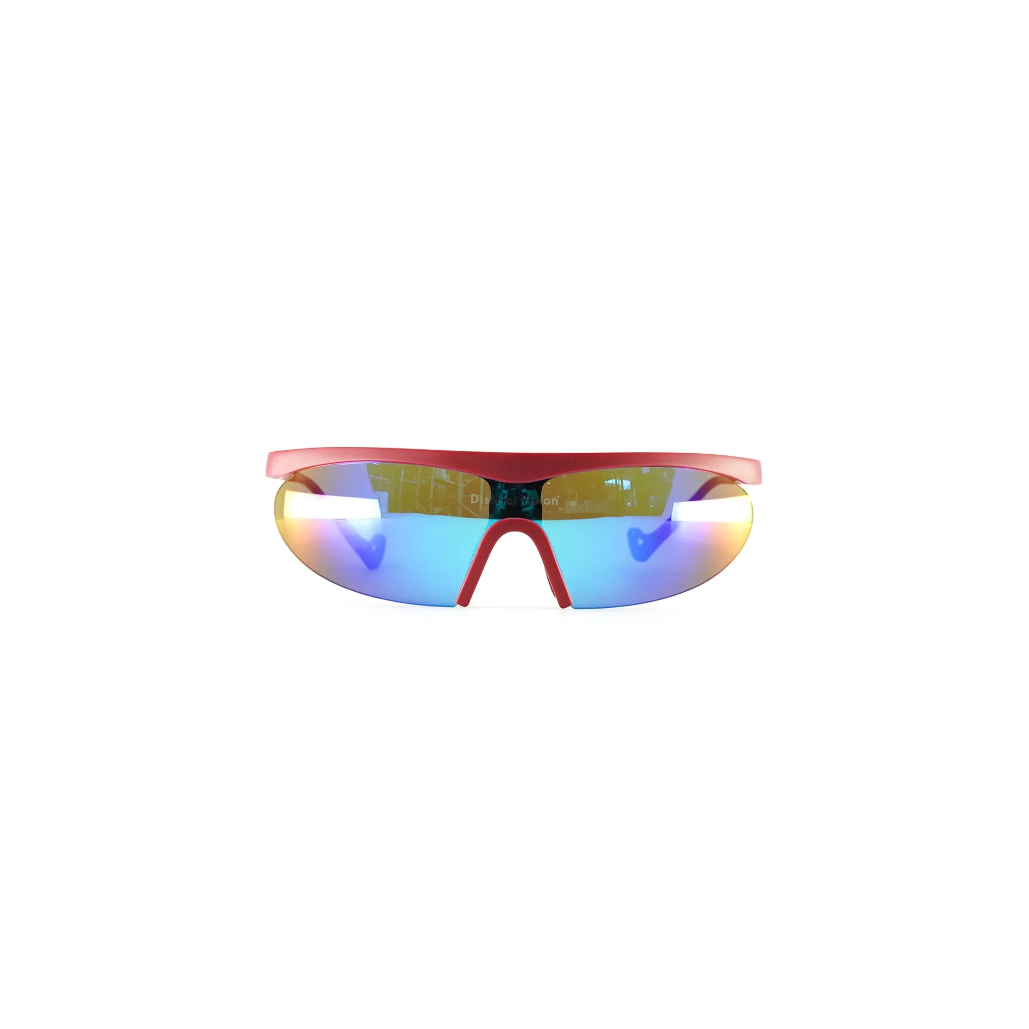 District Vision Koharu Eclipse - Metallic Red (D  Blue Mirror Lens)