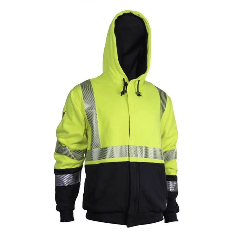 DRIFIRE FR Hybrid Lined Zip Front Hoodie Class 3 SWSLHE04-_ _