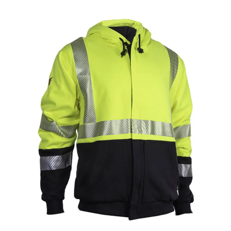 DRIFIRE FR Hybrid Lined Zip Front Hoodie Class 3 SWSLHE04-_ _