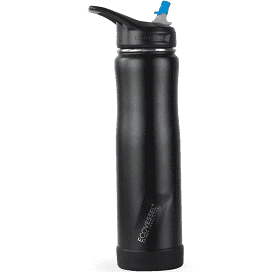 EcoVessel The Summit - Stainless Steel Insulated Straw Water Bottle 24oz