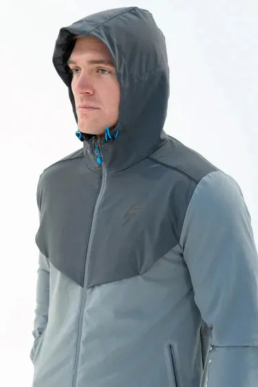 Elude Men's ghost jacket light grey/coal/blue
