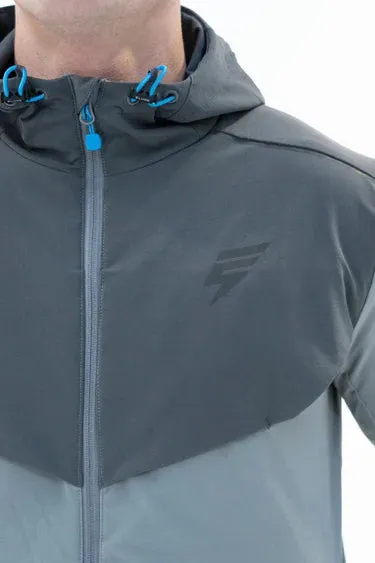 Elude Men's ghost jacket light grey/coal/blue