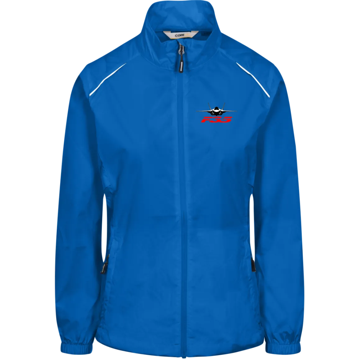 F-35 silhouette transparent 78183 Core 365 Womens Techno Lite Jacket