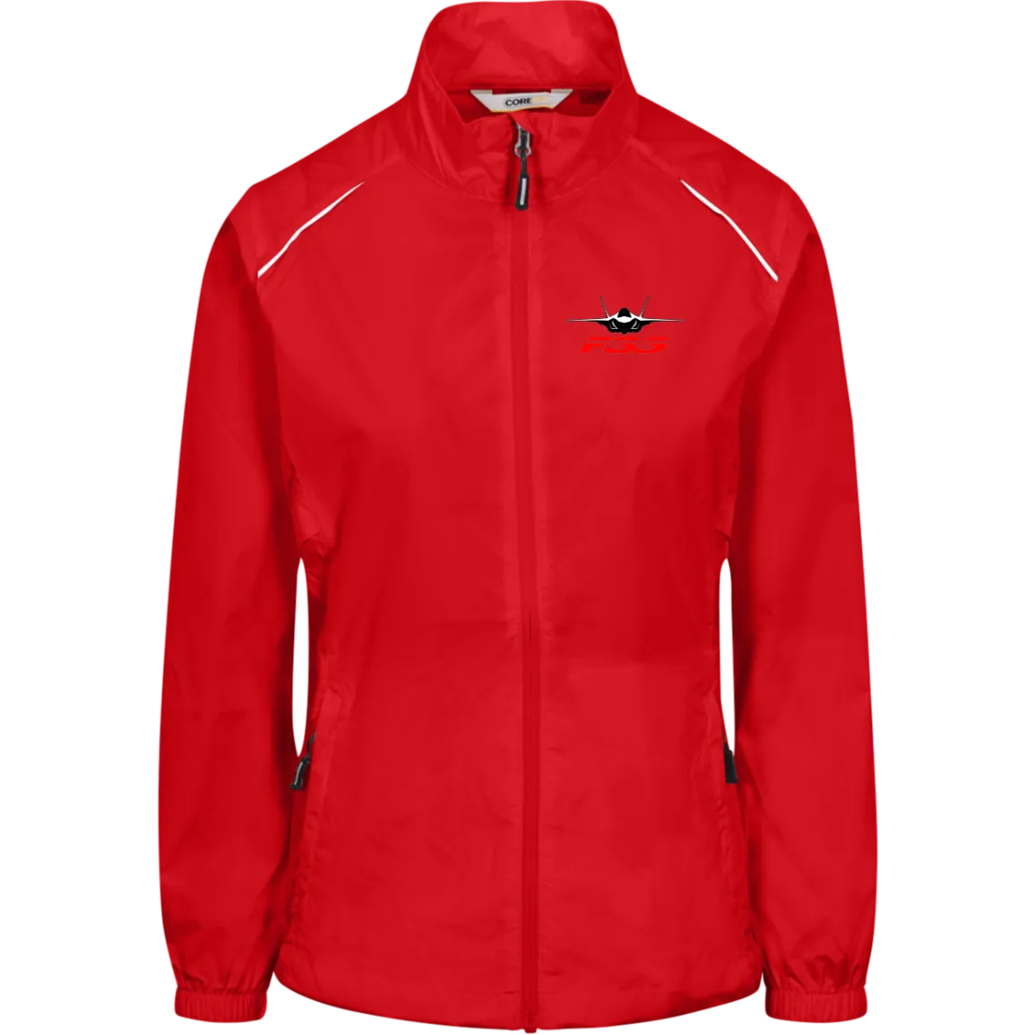 F-35 silhouette transparent 78183 Core 365 Womens Techno Lite Jacket