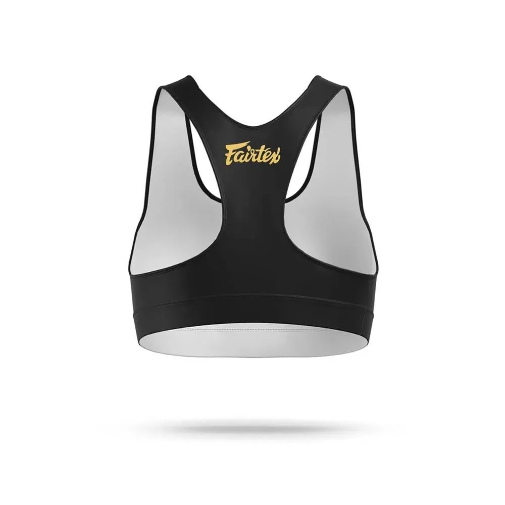 Fairtex Classic Sports Bra - Black/Gold