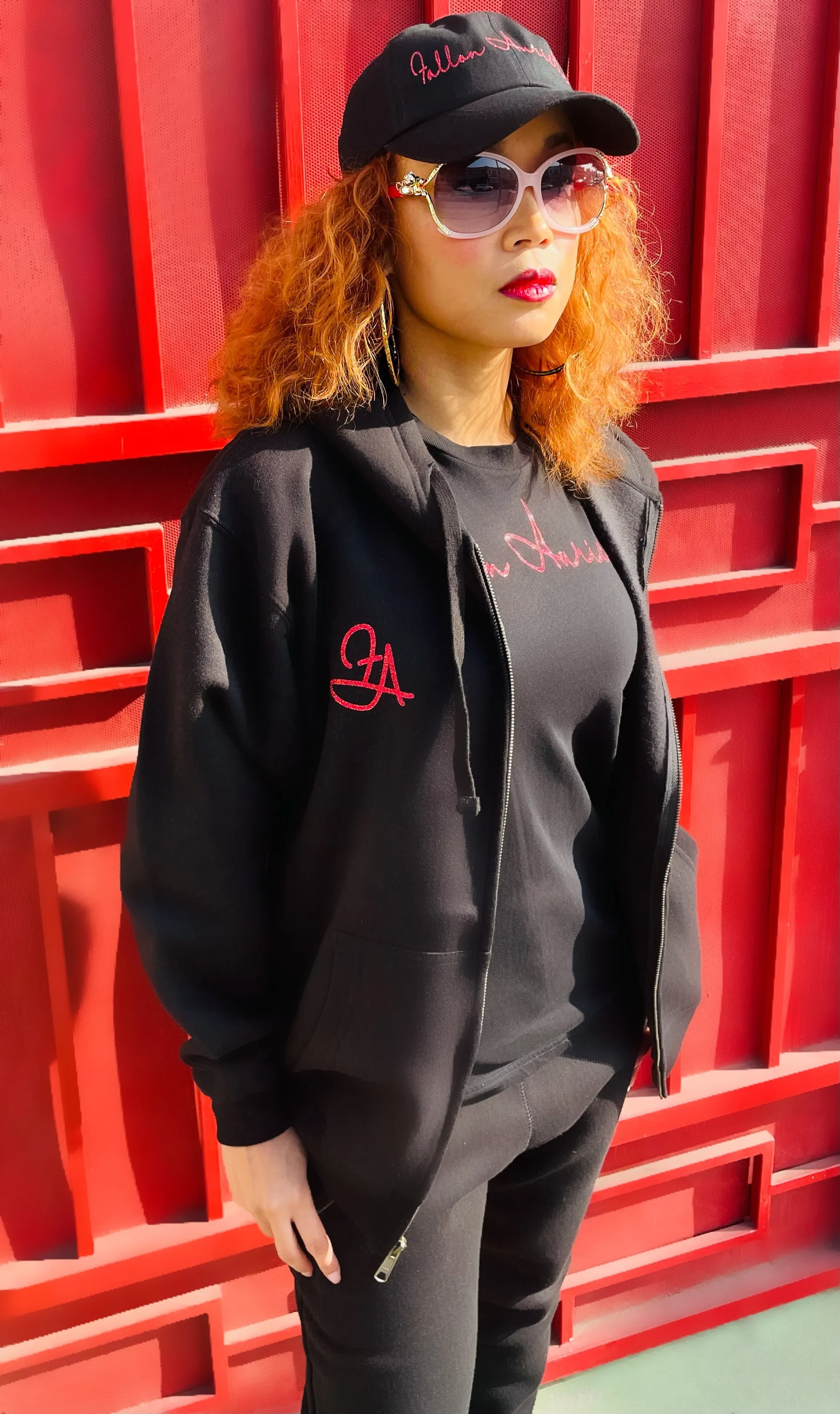 Fallon Aurielle Unisex Signature Celebrity Zip Hoodie