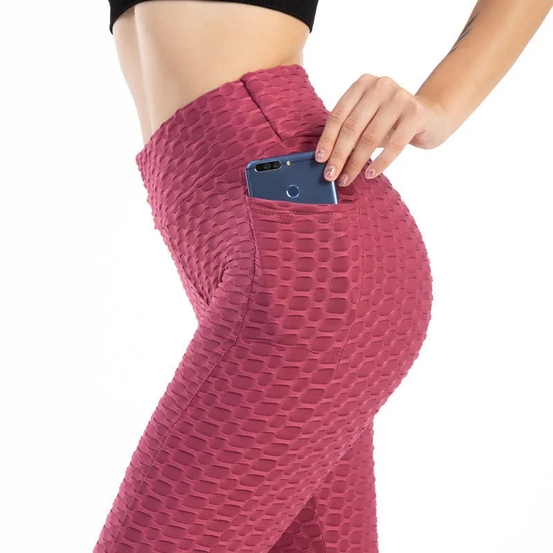 Fitness Yoga Pants Women Leggings With Pocket Running Sports trendy