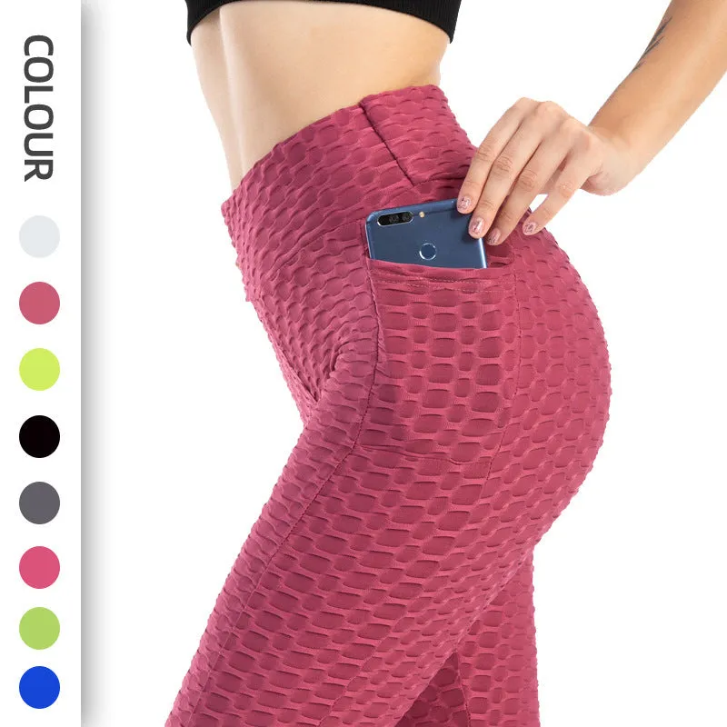 Fitness Yoga Pants Women Leggings With Pocket Running Sports trendy