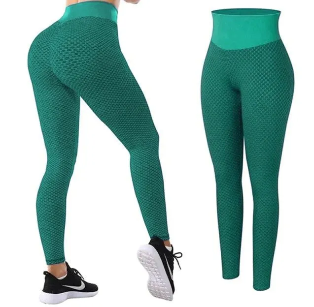 Flattering Fit Leggings - Blue