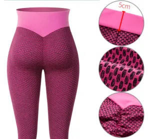 Flattering Fit Leggings - Pink