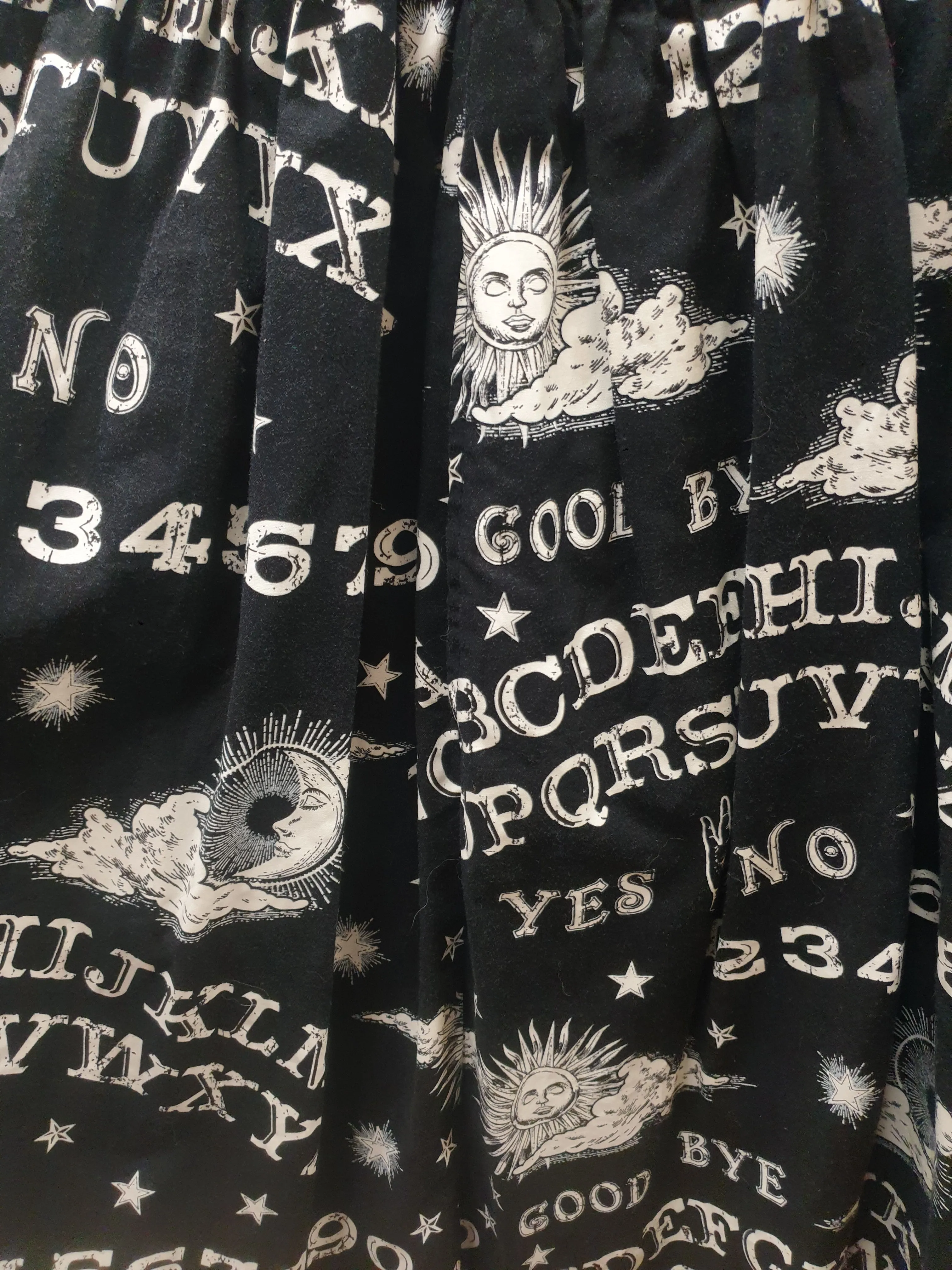 Folter black skirt with sun and moon print size 2X